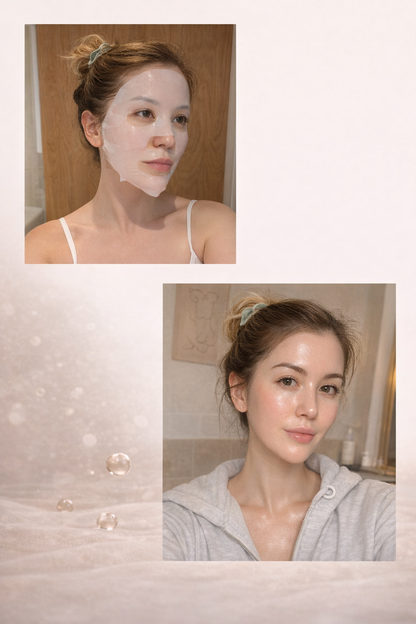 Diva Beauty Korean Collagen Face Mask – 5 Mask Radiance Bundle