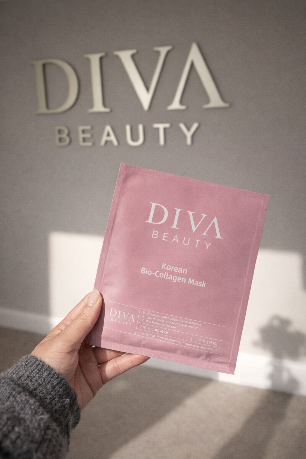 Diva Beauty Korean Collagen Face Mask – 5 Mask Radiance Bundle