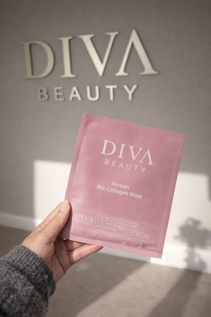 Diva Beauty Korean Collagen Face Mask – 5 Mask Radiance Bundle